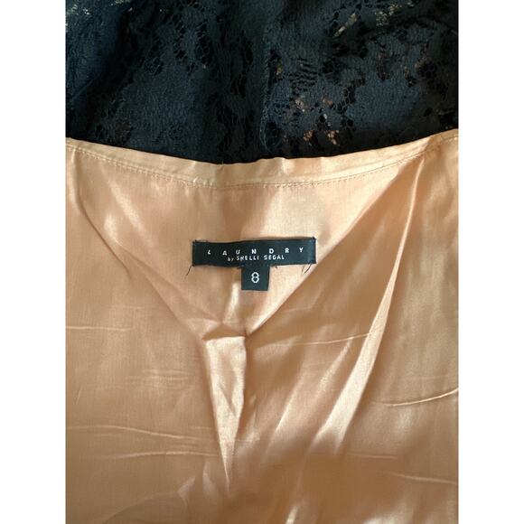 Laundry by Shelli Segal Black Label lace dress black cocktail dress Size 8 - Picture 7 of 7